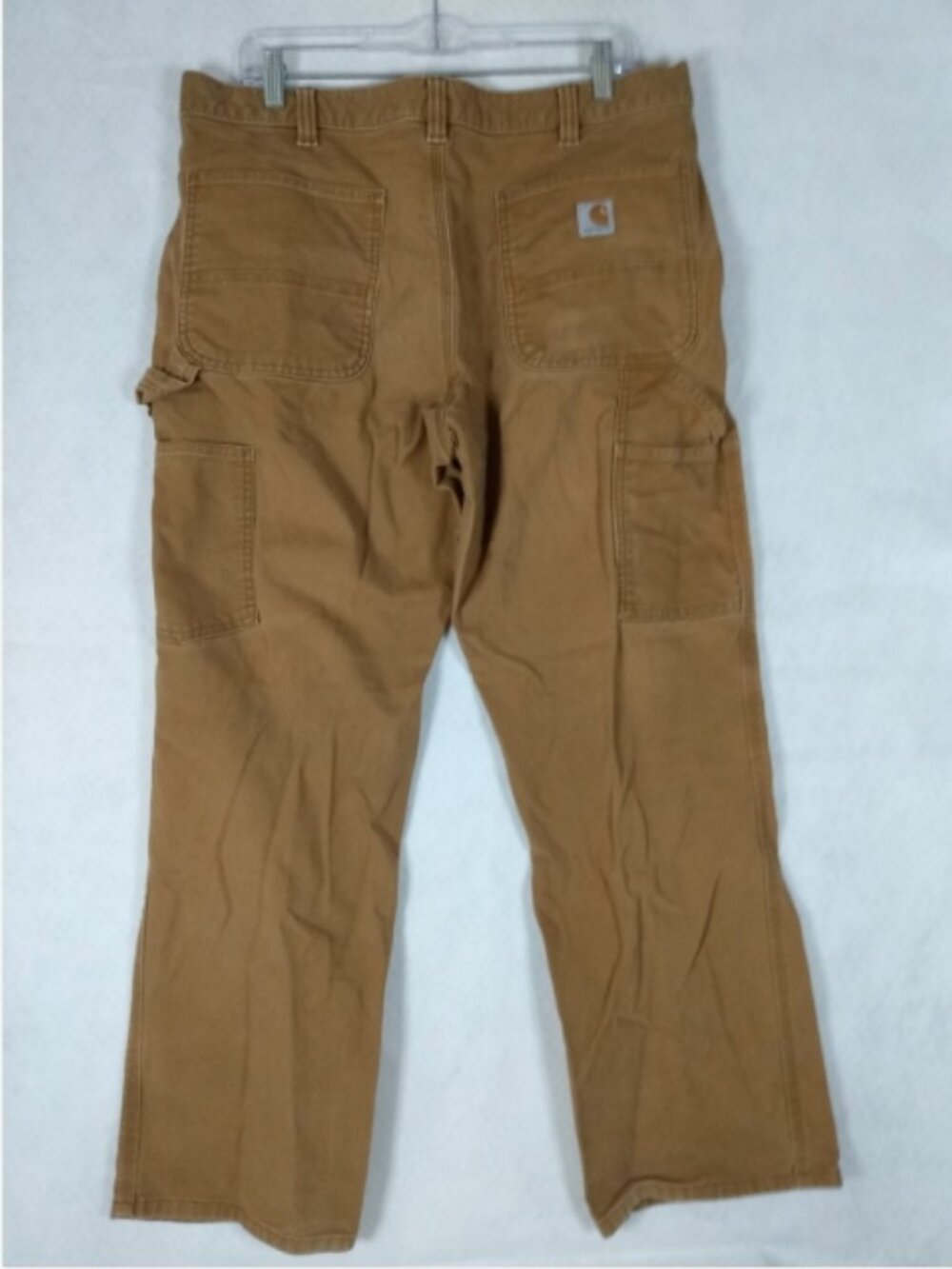 Carhartt Rugged Flex Relaxed Fit Carpenter Pants Mens 36x30 Duck BN3279-M Canvas
